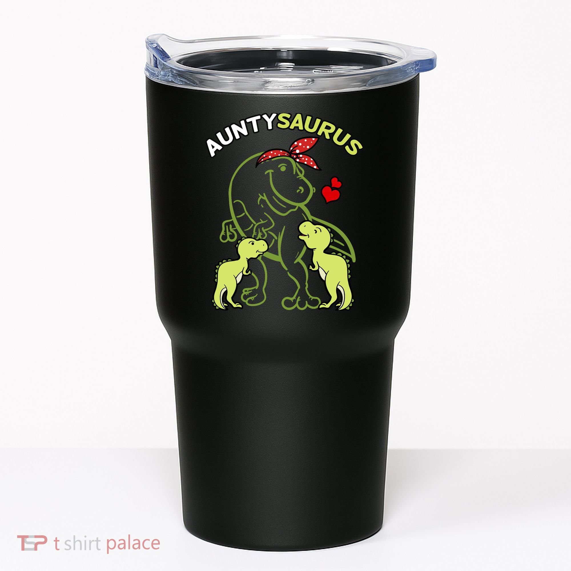 Auntysaurus Aunty 2 Dinosaur Aunt & Uncles Day Tumbler