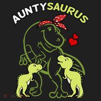 Auntysaurus Aunty 2 Dinosaur Aunt & Uncles Day 24oz Duet Stainless Steel Tumbler thumb 2