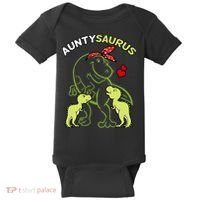 Auntysaurus Aunty 2 Dinosaur Aunt & Uncles Day Baby Bodysuit thumb 0
