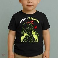 Auntysaurus Aunty 2 Dinosaur Aunt & Uncles Day Toddler T-Shirt thumb 2