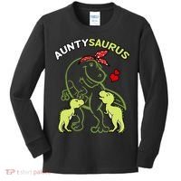 Auntysaurus Aunty 2 Dinosaur Aunt & Uncles Day Kids Long Sleeve Shirt thumb 0