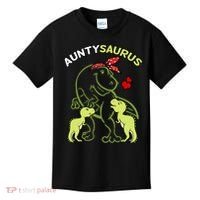 Auntysaurus Aunty 2 Dinosaur Aunt & Uncles Day Kids T-Shirt thumb 0