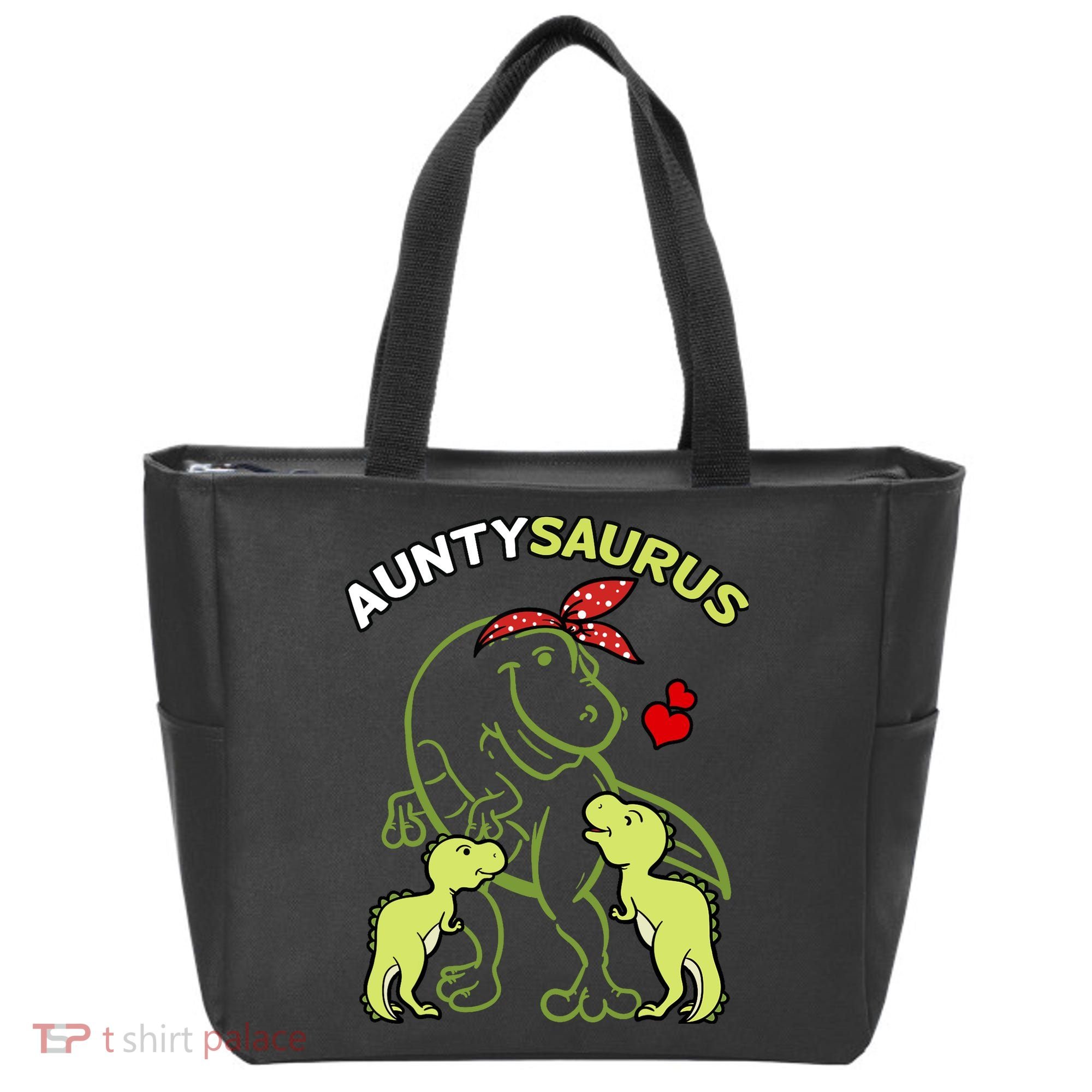 Auntysaurus Aunty 2 Dinosaur Aunt & Uncles Day Tote Bag