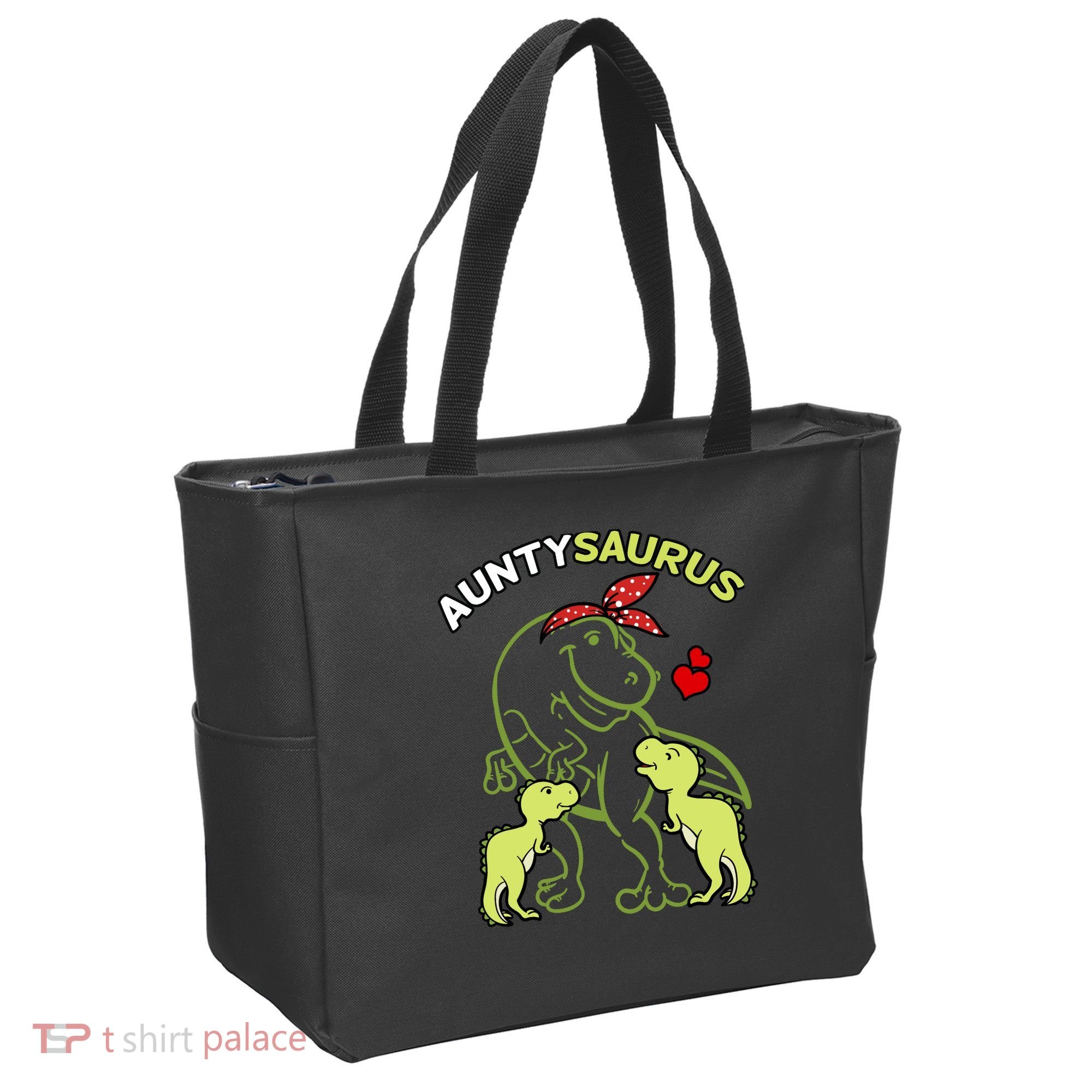 Auntysaurus Aunty 2 Dinosaur Aunt & Uncles Day Tote Bag