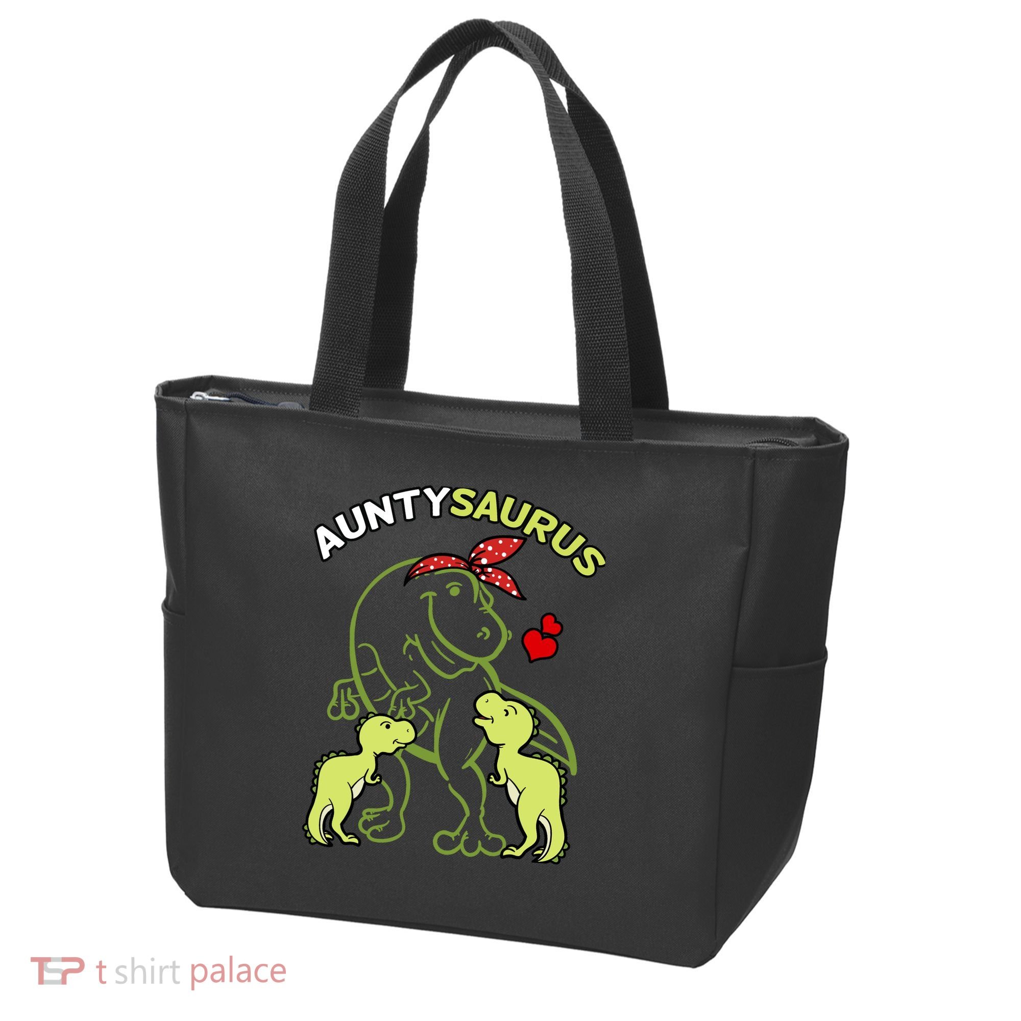 Auntysaurus Aunty 2 Dinosaur Aunt & Uncles Day Tote Bag