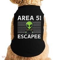 Alien Area 51 Escapee Funny Costume Ufo Doggie Tank thumb 0