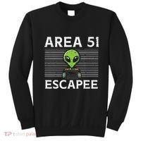 Alien Area 51 Escapee Funny Costume Ufo Sweatshirt thumb 0