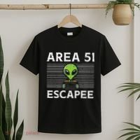 Alien Area 51 Escapee Funny Costume Ufo T-Shirt thumb 2