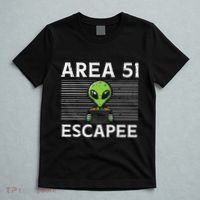 Alien Area 51 Escapee Funny Costume Ufo T-Shirt thumb 5