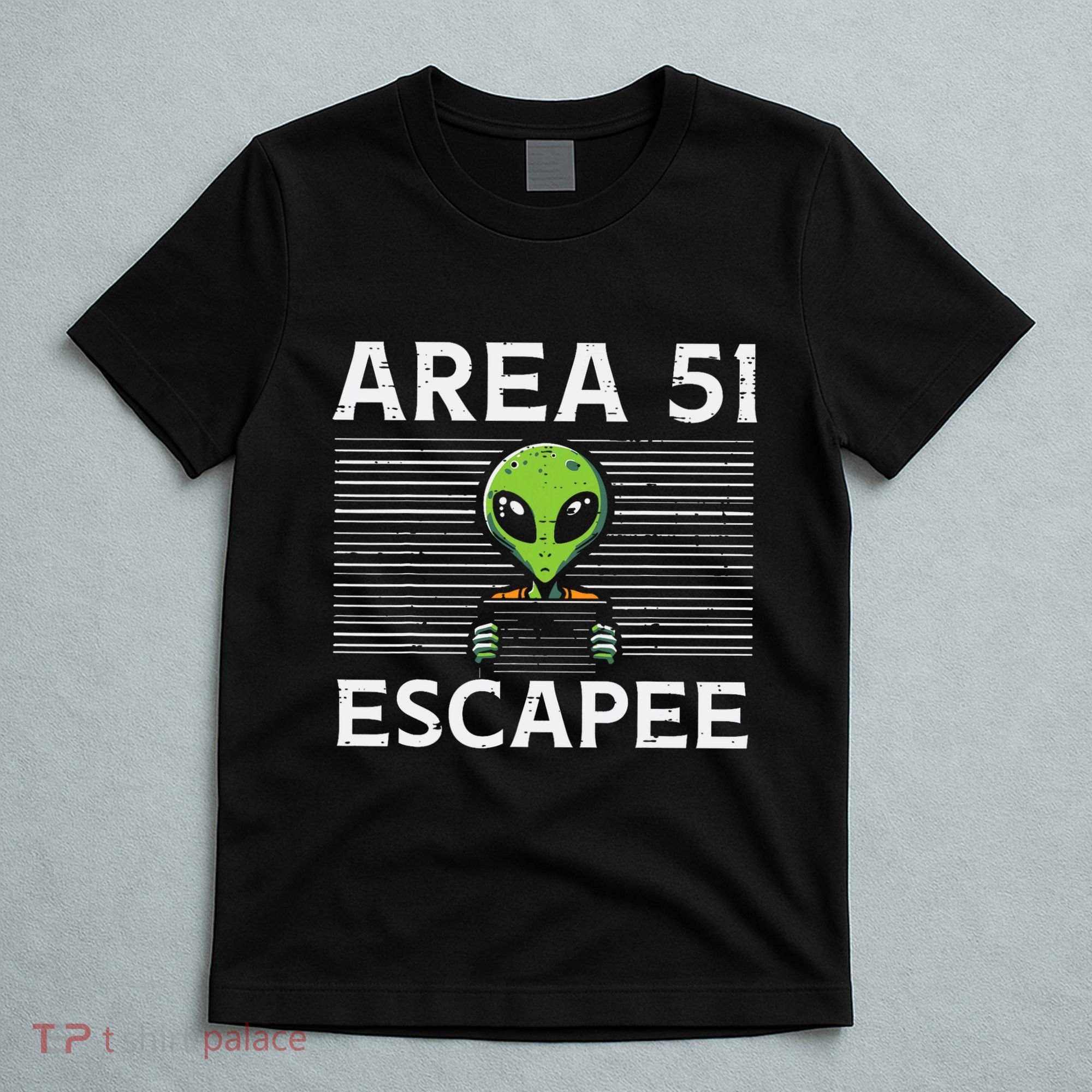 Alien Area 51 Escapee Funny Costume Ufo T-Shirt