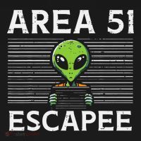 Alien Area 51 Escapee Funny Costume Ufo T-Shirt thumb 7