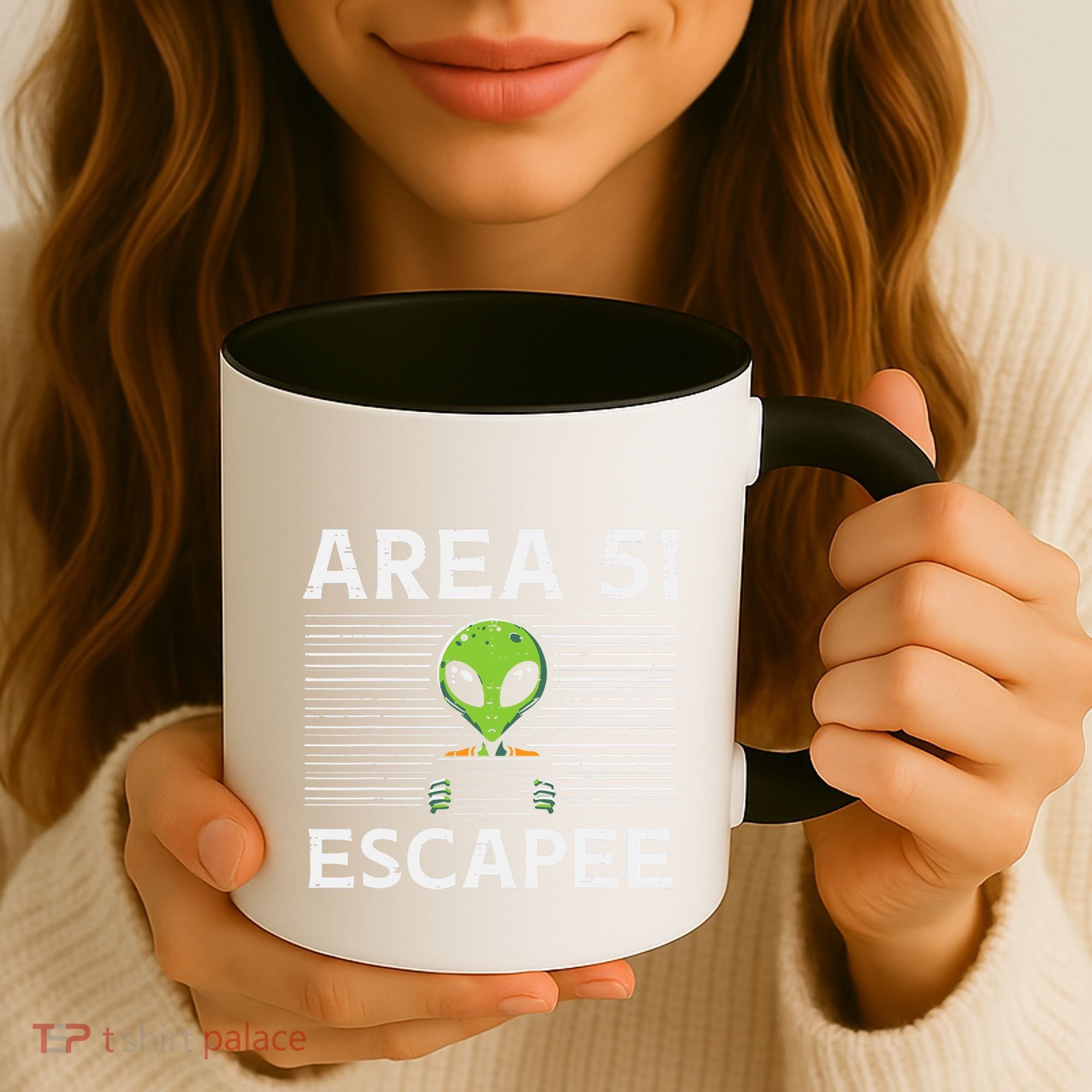 Alien Area 51 Escapee Funny Costume Ufo Coffee Mug