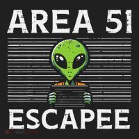 Alien Area 51 Escapee Funny Costume Ufo Beanie thumb 2