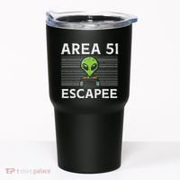 Alien Area 51 Escapee Funny Costume Ufo Tumbler thumb 0