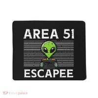 Alien Area 51 Escapee Funny Costume Ufo Mousepad thumb 0
