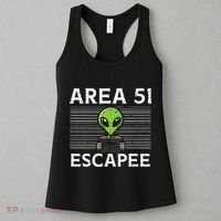 Alien Area 51 Escapee Funny Costume Ufo Women's Tank Top thumb 3
