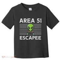 Alien Area 51 Escapee Funny Costume Ufo Toddler T-Shirt thumb 0