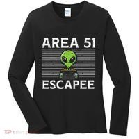 Alien Area 51 Escapee Funny Costume Ufo Women's Long Sleeve Shirt thumb 0