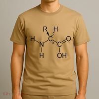 Alpha Amino Acid Biochemistry Muscle Protein Genetic T-Shirt thumb 3