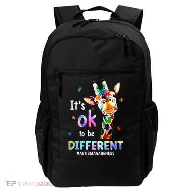 Autism Awareness Acceptance Giraffe Its Ok To Be Different Backpack