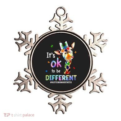 Autism Awareness Acceptance Giraffe Its Ok To Be Different Ornament