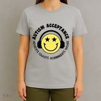Autism Awareness Acceptance Special Education Teacher T-Shirt thumb 4
