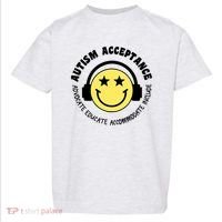 Autism Awareness Acceptance Special Education Teacher Toddler T-Shirt thumb 0