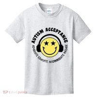Autism Awareness Acceptance Special Education Teacher Kids T-Shirt thumb 0