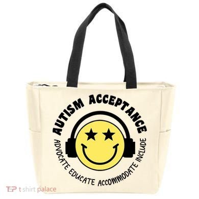 Autism Awareness Acceptance Special Education Teacher Tote Bag