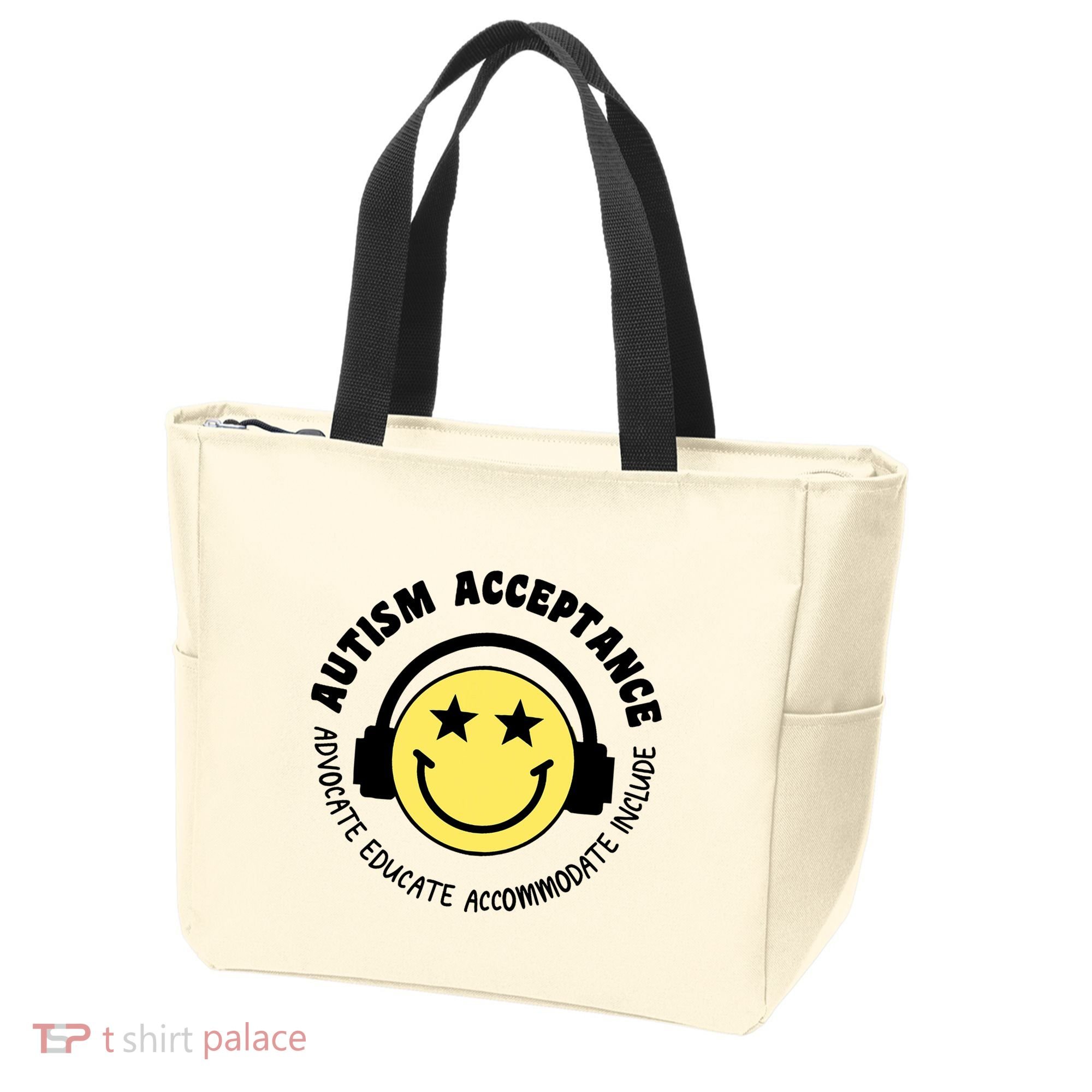 Autism Awareness Acceptance Special Education Teacher Tote Bag