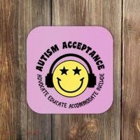 Autism Awareness Acceptance Special Education Teacher Coaster thumb 0
