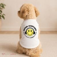 Autism Awareness Acceptance Special Education Teacher Doggie Tank thumb 2