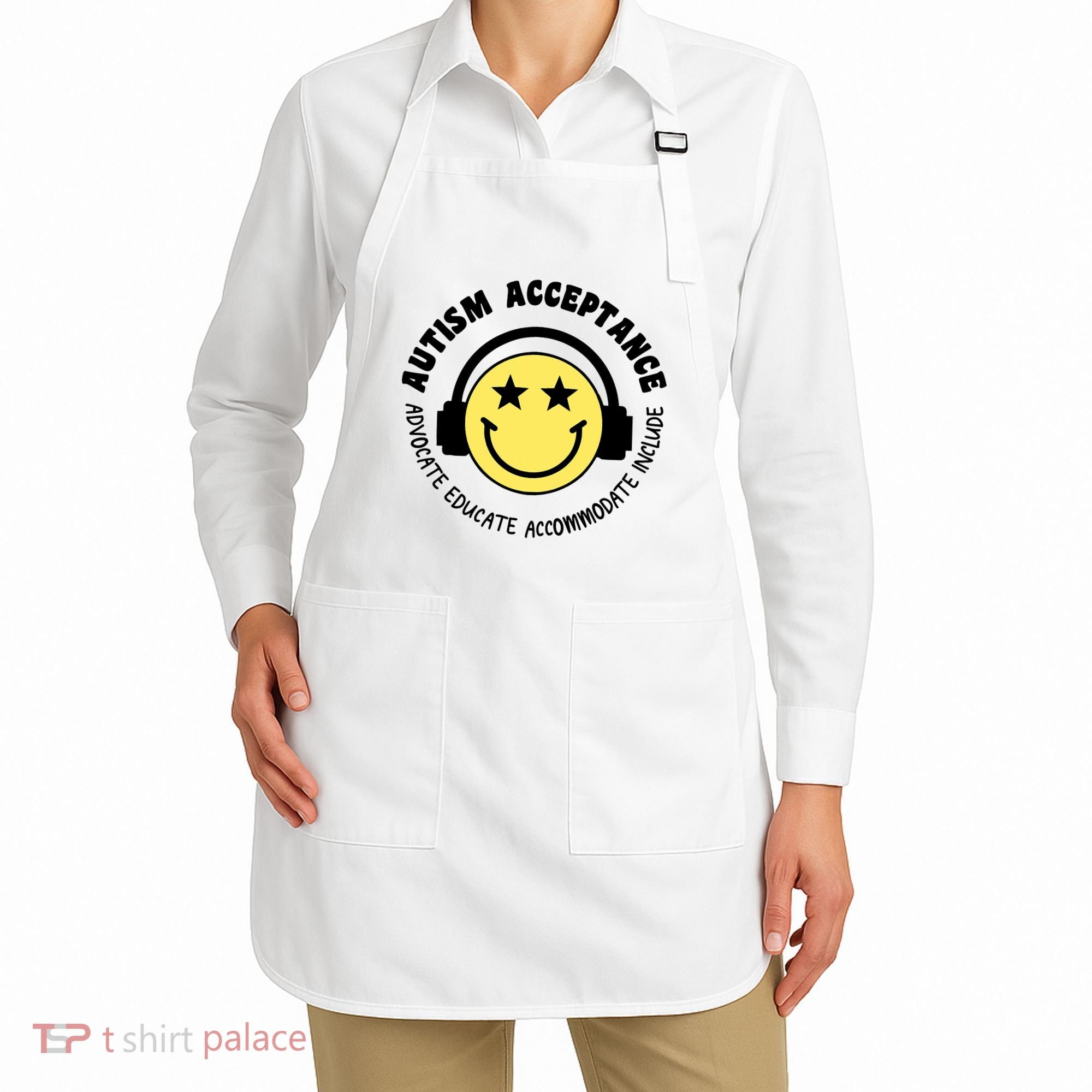 Autism Awareness Acceptance Special Education Teacher Apron