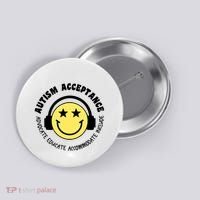 Autism Awareness Acceptance Special Education Teacher Button thumb 0
