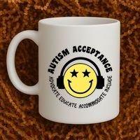 Autism Awareness Acceptance Special Education Teacher Coffee Mug thumb 2