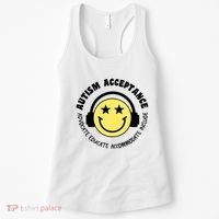 Autism Awareness Acceptance Special Education Teacher Women's Tank Top thumb 0