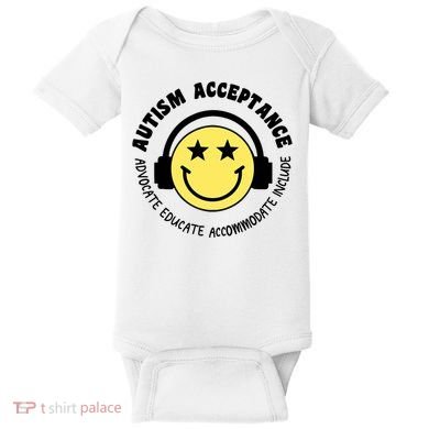 Autism Awareness Acceptance Special Education Teacher Baby Bodysuit