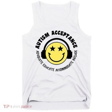 Autism Awareness Acceptance Special Education Teacher Tank Top