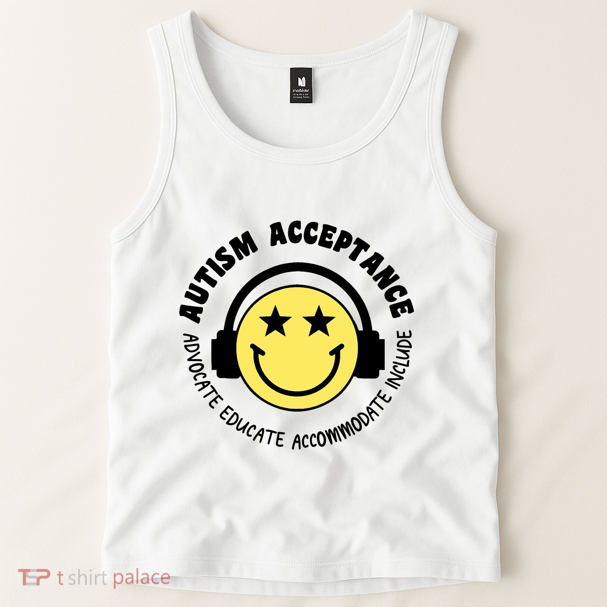 Autism Awareness Acceptance Special Education Teacher Tank Top