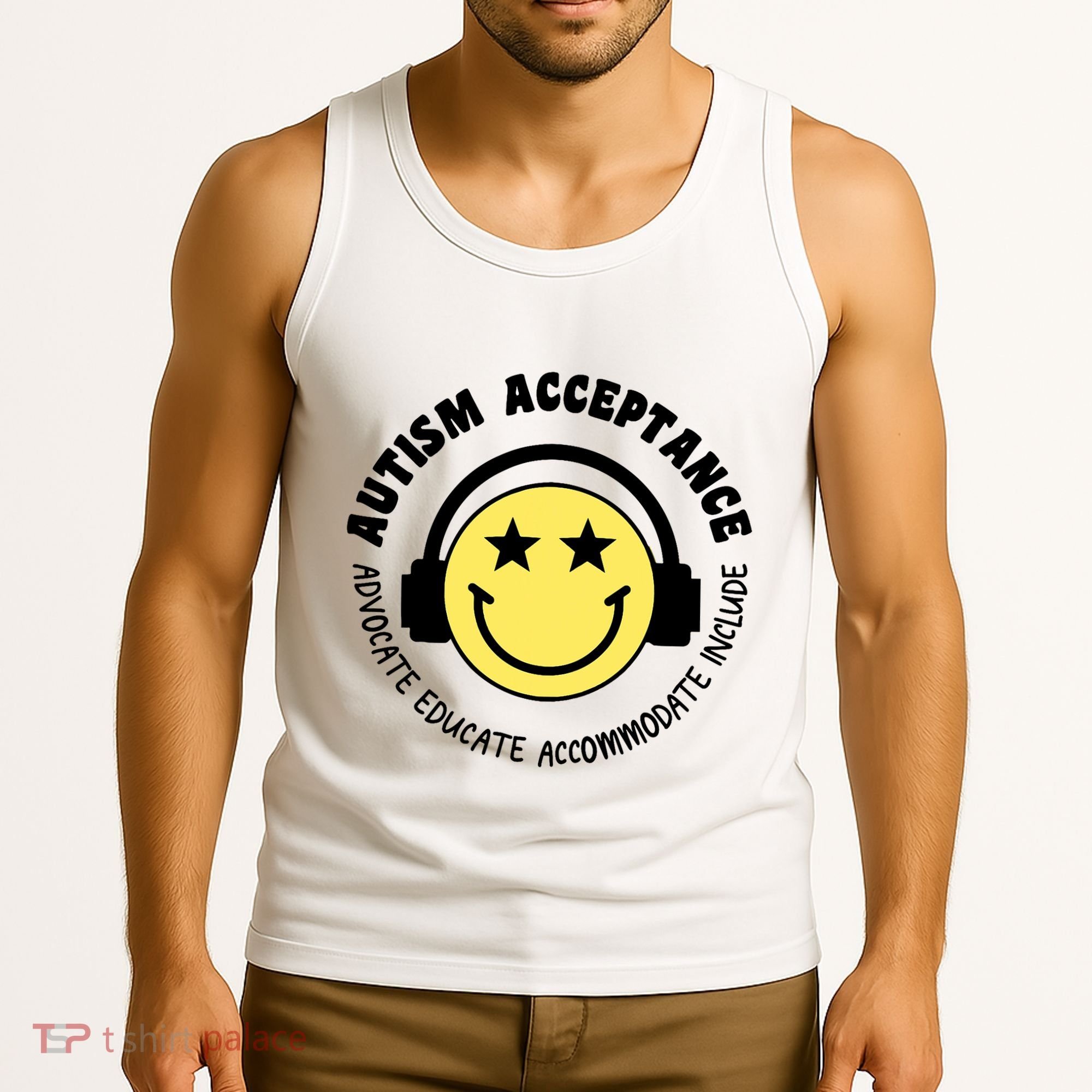 Autism Awareness Acceptance Special Education Teacher Tank Top
