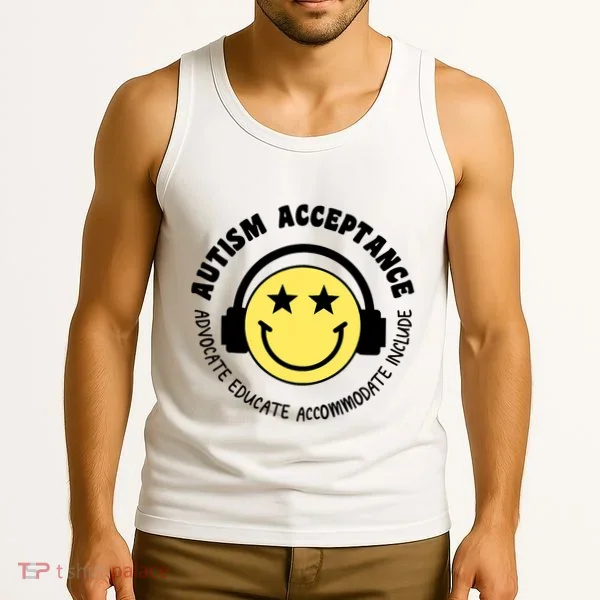 Autism Awareness Acceptance Special Education Teacher Tank Top