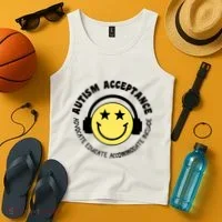 Autism Awareness Acceptance Special Education Teacher Tank Top thumb 4
