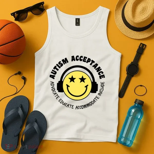 Autism Awareness Acceptance Special Education Teacher Tank Top