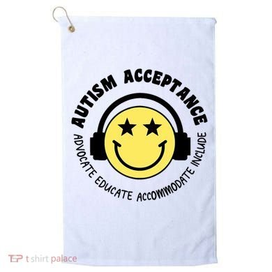 Autism Awareness Acceptance Special Education Teacher Golf Towel