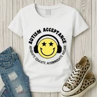 Autism Awareness Acceptance Special Education Teacher Women's T-Shirt thumb 3