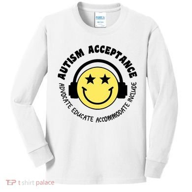 Autism Awareness Acceptance Special Education Teacher Kids Long Sleeve Shirt