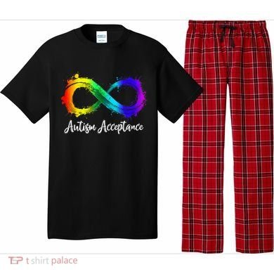 Autism Awareness Acceptance Rainbow Infinity Symbol Gift Pajama Set