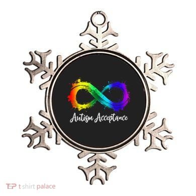 Autism Awareness Acceptance Rainbow Infinity Symbol Gift Ornament