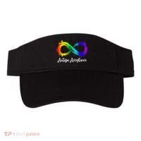 Autism Awareness Acceptance Rainbow Infinity Symbol Gift Visor thumb 0