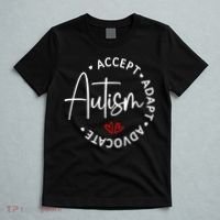 Autism Awareness Accept Adopt Advocate T-Shirt thumb 5